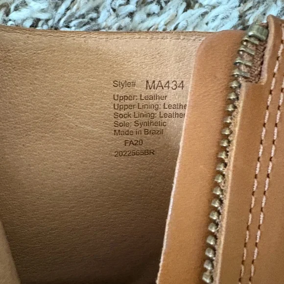 Madewell Tan leather Ankle Boots - Picture 6 of 6